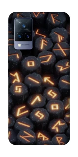 Чехол на Vivo V21 Огненые руны фото 1 из 1
