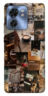 Чехол на Motorola Edge 40 Coffee collage ver.2 фото 1 из 1