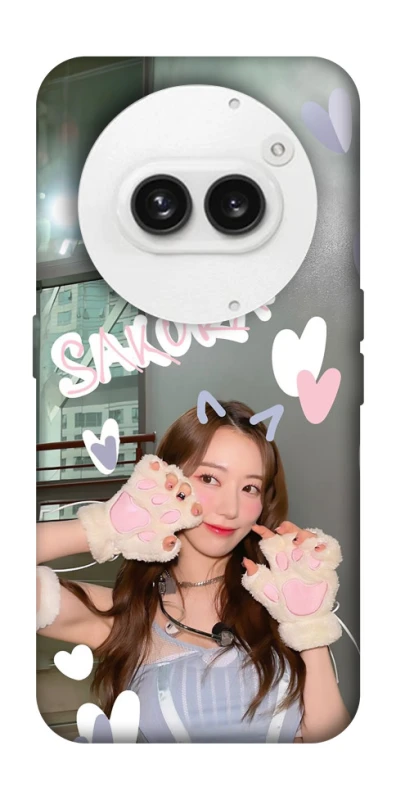 Чехол на Nothing Phone (2a) Sakura - LE SSERAFIM фото 1 из 1