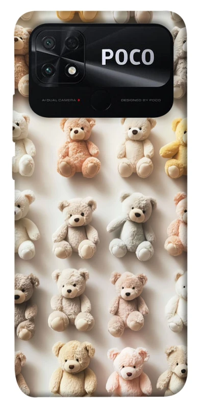 Чохол на Xiaomi Poco C40 Teddy Bears фото 1 з 1