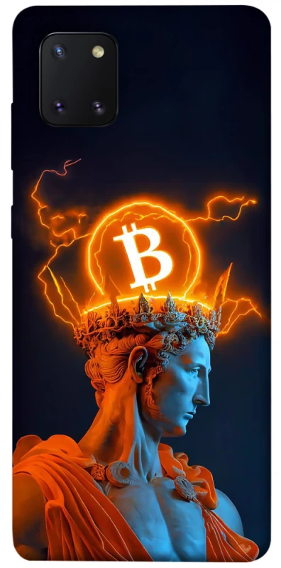Чехол на Samsung Galaxy Note 10 Lite (A81) Bitcoin God фото 1 из 1