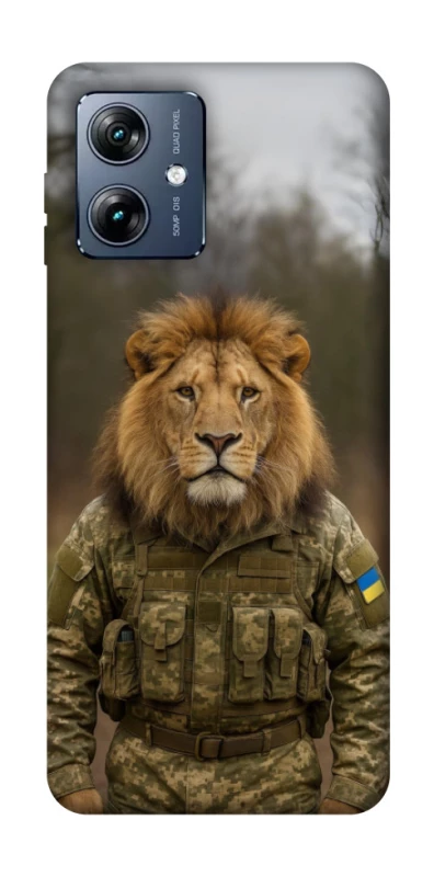 Чохол на Motorola Moto G54 Power Лев захисник фото 1 з 1