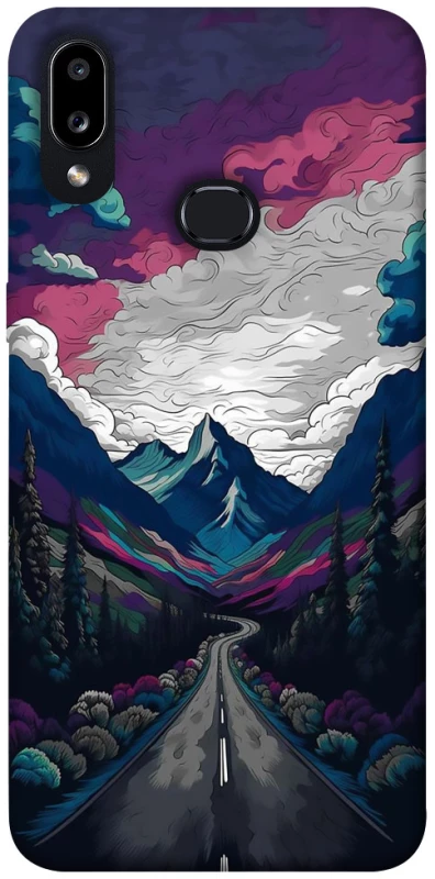 Чехол на Samsung Galaxy A10s Нарисованные горы фото 1 из 1