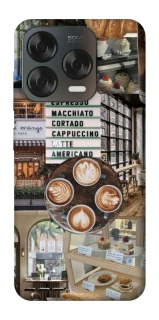 Чохол на ZTE Blade V70 Design Coffee collage ver.5 фото 1 з 2