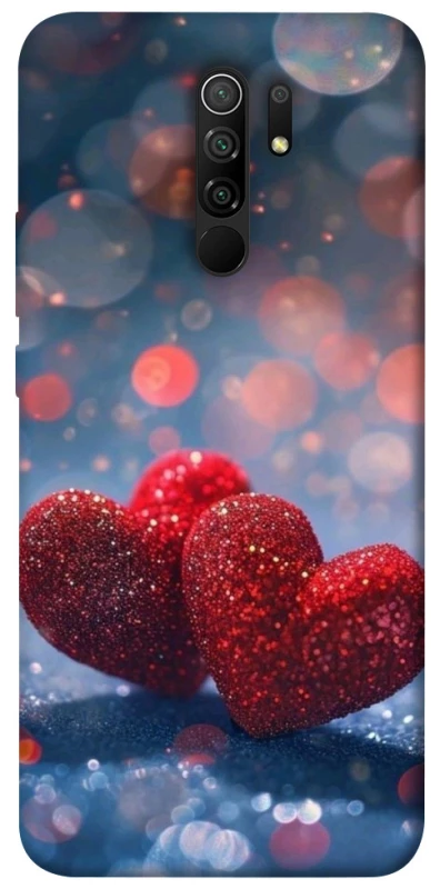 Чохол на Xiaomi Redmi 9 Red hearts фото 1 з 1