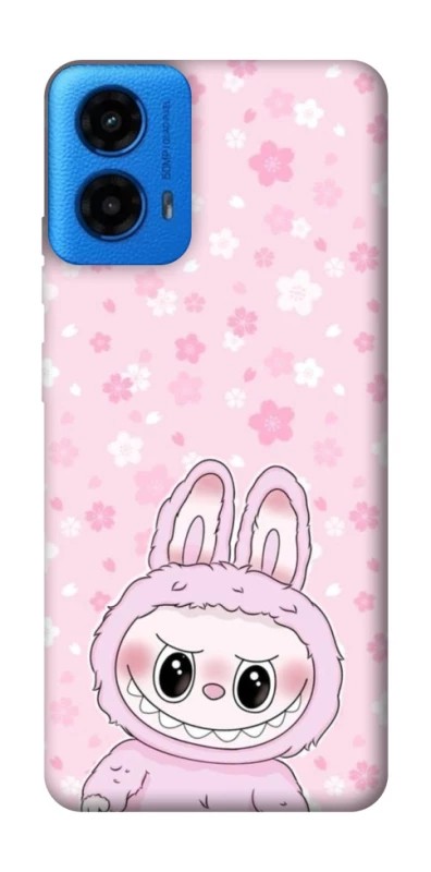 Чохол на Motorola Moto G45 Pink Labubu фото 1 з 1