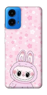 Чохол на Motorola Moto G45 Pink Labubu фото 1 з 1