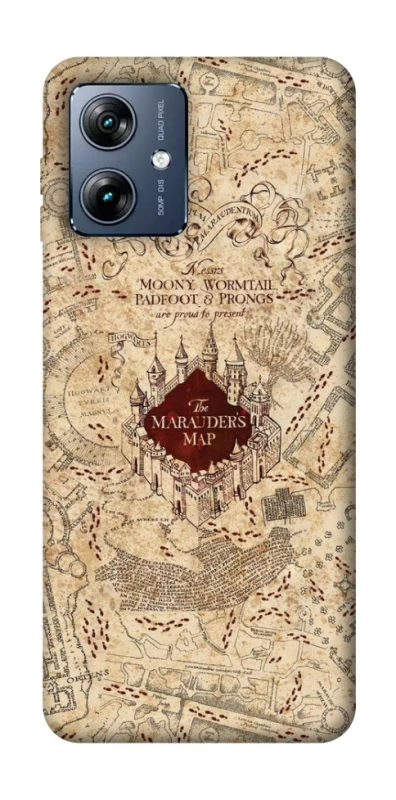 Чехол на Motorola Moto G54 Power Harry Potter Marauder's Map фото 1 из 1