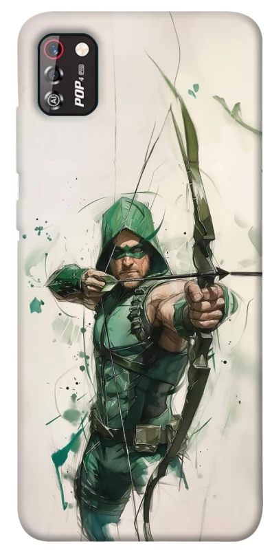 Чехол на TECNO POP 4 Pro Green Arrow фото 1 из 1