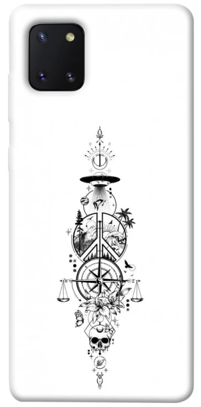 Чехол на Samsung Galaxy Note 10 Lite (A81) Tattoo ver.7 фото 1 из 1