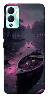 Чохол на Infinix Hot 12 Play Boat and flamingo фото 1 з 1