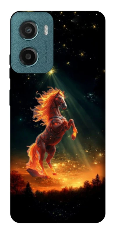 Чохол на Motorola Moto G06 Red Fire Horse ver.2 фото 1 з 1