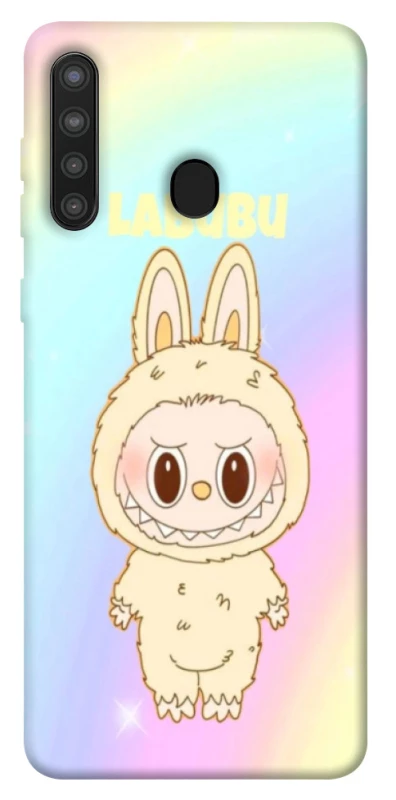 Чохол на Samsung Galaxy A21 Fluffy Rainbow Labubu фото 1 з 1