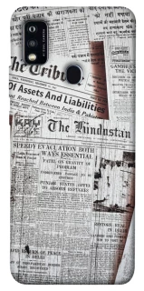 Чехол на ZTE Blade A51 Газеты фото 1 из 1