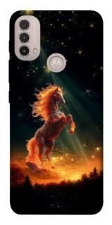 Чехол на Motorola Moto E40 Red Fire Horse ver.2 фото 1 из 1