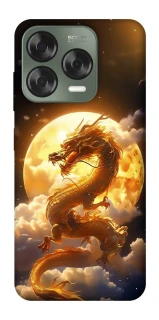 Чехол на ZTE Nubia V70 Design Golden Dragon фото 1 из 1