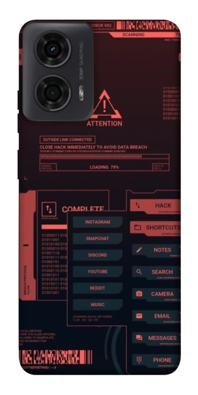 Чохол на Motorola Moto G24 Attention фото 1 з 1