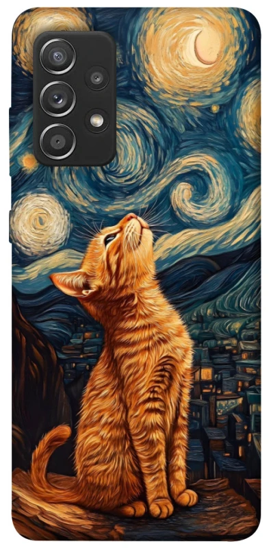 Чохол на Samsung Galaxy A52 4G / A52 5G van gogh cat фото 1 з 1