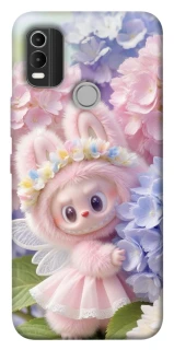 Чехол на Nokia C21 Plus Labubu & Flowers ver.1 фото 1 из 1