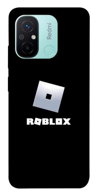 Чохол на Xiaomi Redmi 12C / Poco C55 Roblox logo black фото 1 з 1