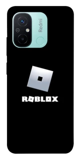 Чехол на Xiaomi Redmi 12C / Poco C55 Roblox logo black фото 1 из 1