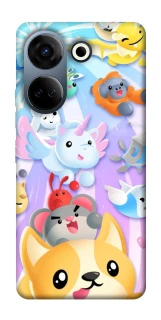 Чехол на TECNO Camon 20 Pro (CK7n) Adopt Me Rainbow Pet Parade фото 1 из 1