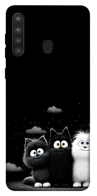 Чохол на Samsung Galaxy A21 Three Cats фото 1 з 1