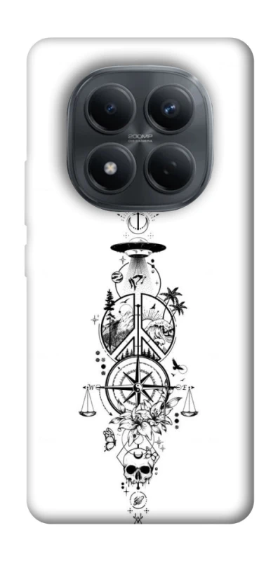 Чехол на Xiaomi Redmi Note 15 Pro 4G Tattoo ver.7 фото 1 из 1