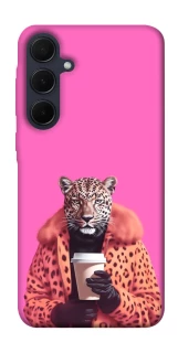 Чехол на Samsung Galaxy A35 Леопард с кофе фото 1 из 1