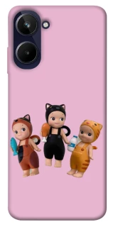 Чехол на Realme 10 4G Cat Cafe Trio фото 1 из 1