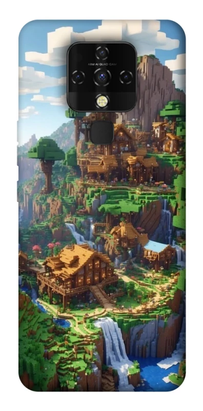 Чохол на TECNO Camon 16 SE Minecraft universe фото 1 з 1