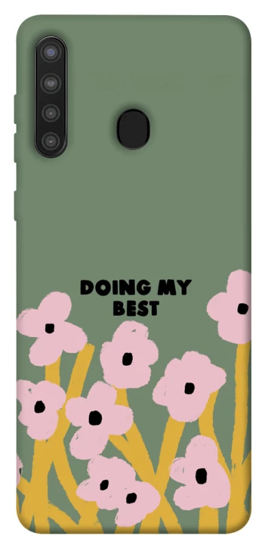 Чехол на Samsung Galaxy A21 Doing my best фото 1 из 1
