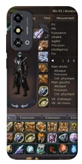 Чехол на ZTE Blade A53 Character Menu ver.1 фото 1 из 1