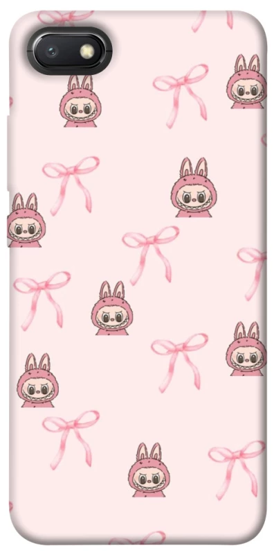 Чохол на Xiaomi Redmi 6A Pink bows and Labubus фото 1 з 1