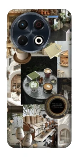 Чохол на TECNO Spark 30 Pro (KL7) Coffee collage ver.4 фото 1 з 1