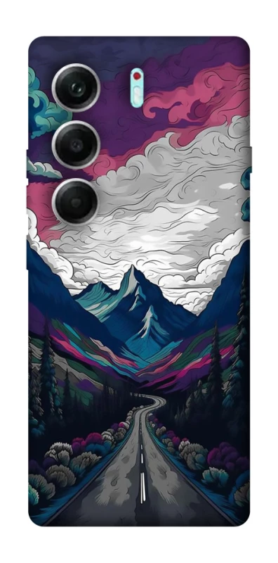 Чохол на Tecno Camon 40 Pro Намальовані гори фото 1 з 1