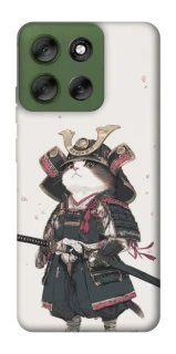 Чохол на Motorola Moto G56 5G Samurai Cat Warrior фото 1 з 1