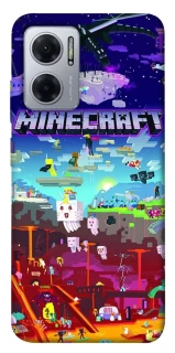 Чехол на Xiaomi Redmi Note 11E Minecraft world фото 1 из 1