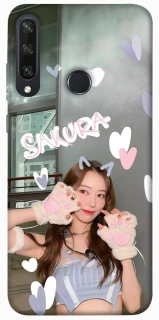 Чехол на Huawei Y6p Sakura - LE SSERAFIM фото 1 из 1