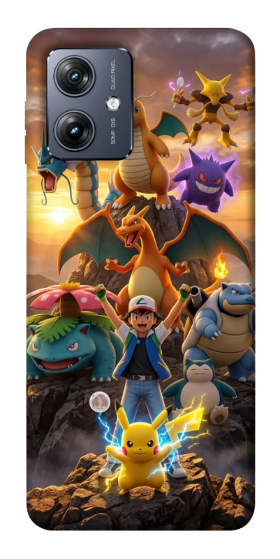 Чехол на Motorola Moto G54 Pokemon фото 1 из 1