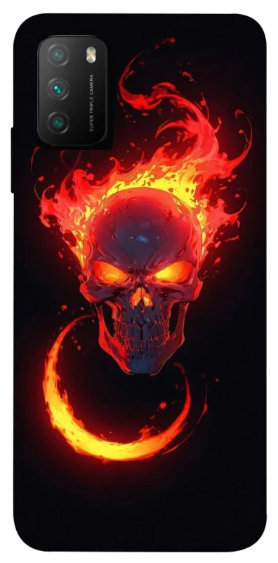 Чохол на Xiaomi Poco M3 Blood Skull фото 1 з 1