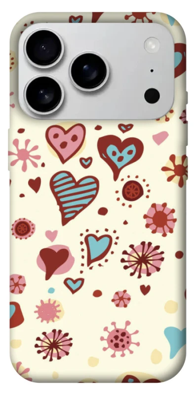 Чохол на Apple iPhone 17 Pro Max (6.9") Pretty hearts фото 1 з 1