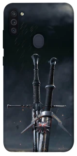 Чехол на Samsung Galaxy M11 Мечи Ведьмака фото 1 Чехол на Samsung Galaxy M11 Мечи Ведьмака фото 1 из 1