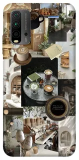 Чохол на Xiaomi Redmi 9T Coffee collage ver.4 фото 1 з 1