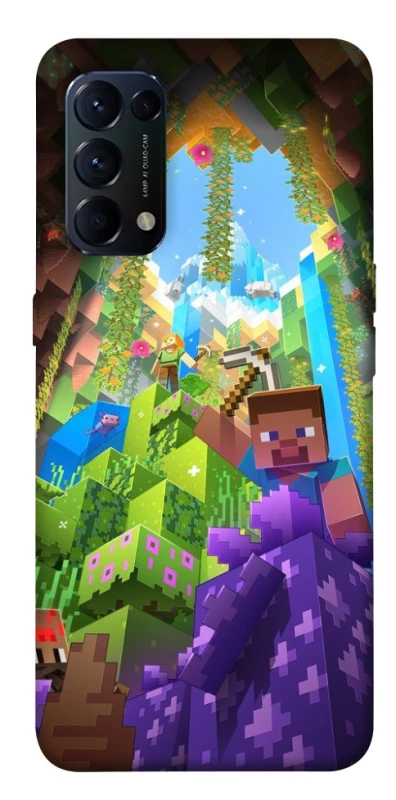 Чехол на Oppo Reno 5 4G Minecraft forever фото 1 из 1