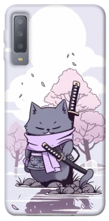 Чохол на Samsung A750 Galaxy A7 (2018) Samurai cat фото 1 з 1