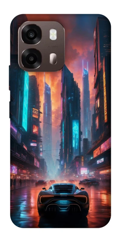 Чехол на Oppo A6 Cyber city фото 2 из 2