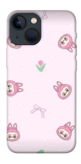 Чохол на Apple iPhone 13 mini (5.4") Labubu Flower фото 1 з 1