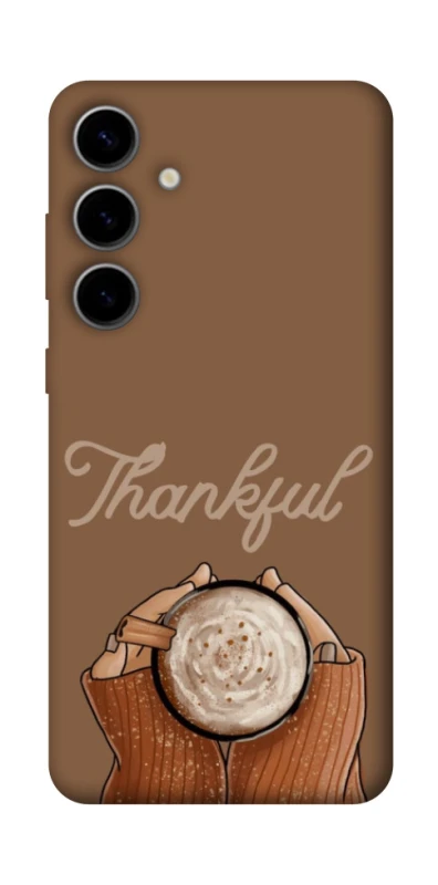 Чохол на Samsung Galaxy S25 Thankful coffee фото 1 з 1