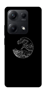Чехол на Xiaomi Redmi Note 14S Black tsunami фото 1 из 1